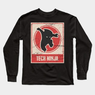 Tech Ninja | Tech Support Design Long Sleeve T-Shirt